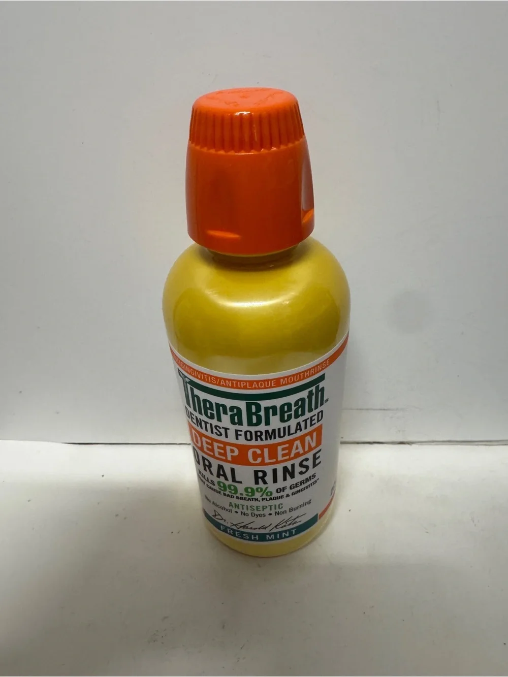 TheraBreath Deep Clean Mouthwash Fresh Mint 16 OZ